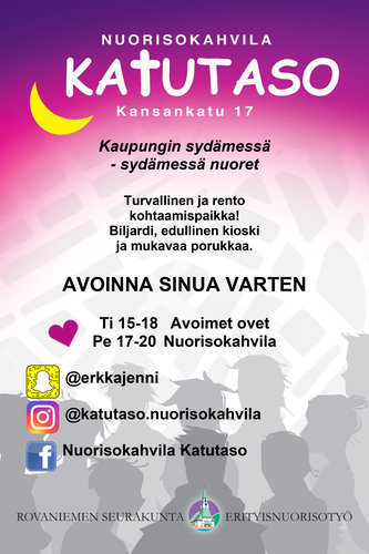 Nuorisokahvila Katutaso Nuorisokahvila Katutaso