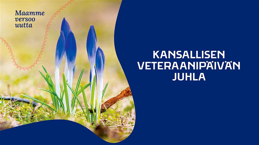 Kansallisen veteraanipäivän juhlallisuudet Rovaniemellä 2022 Maamme versoo uutta