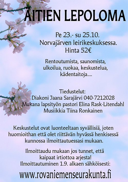 Äitien lepoloma Äitien lepoloma