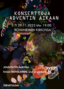 Konserttijulisteen kuva Lotta Vuorma