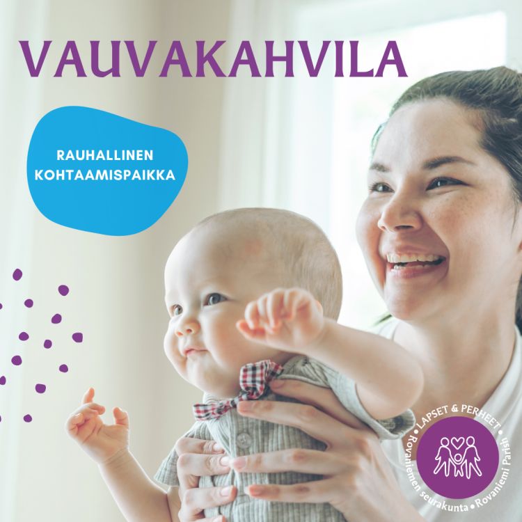 Pieni vauva ja äiti