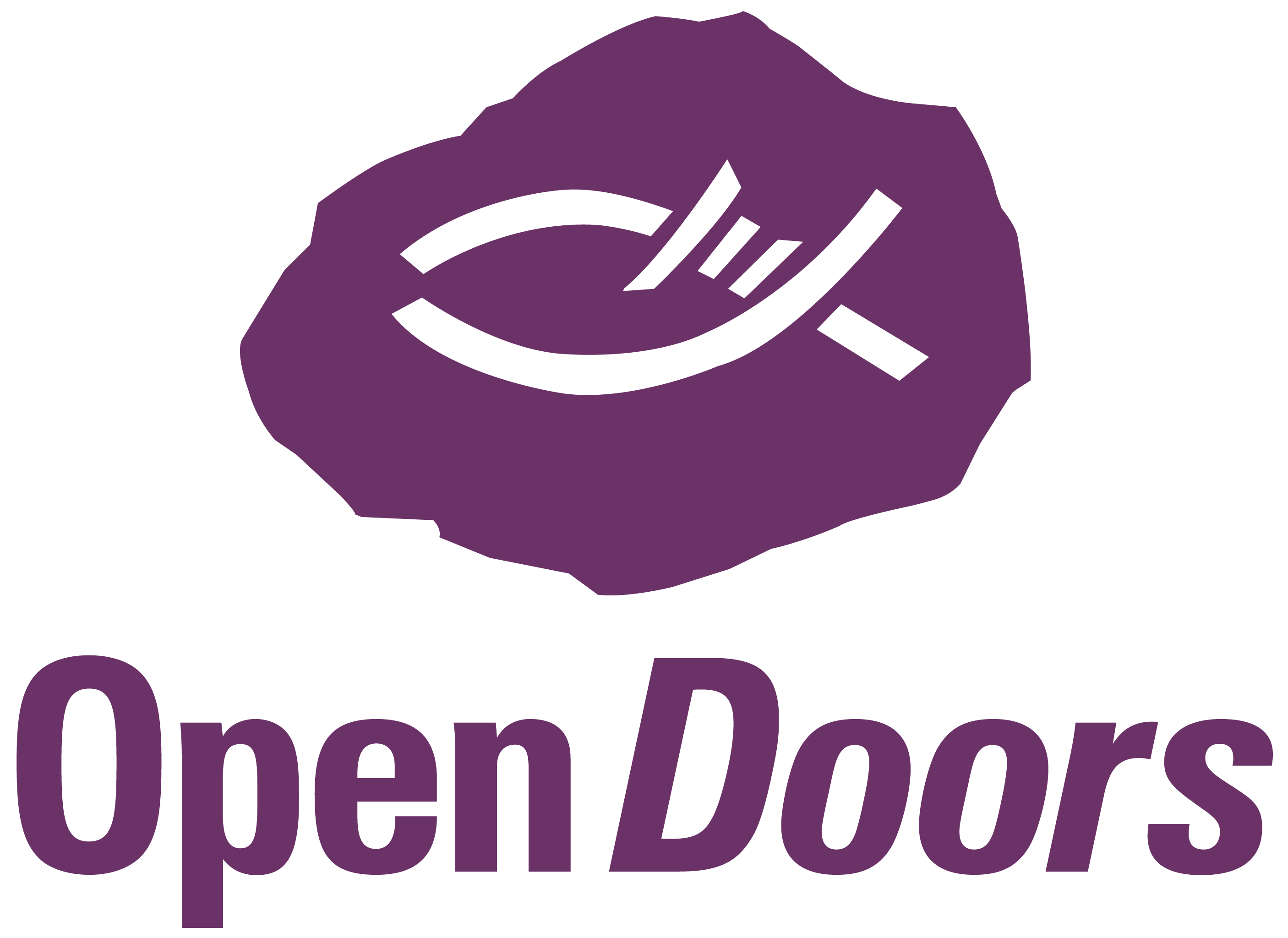 Open Doors logo ja teksti Open Doors